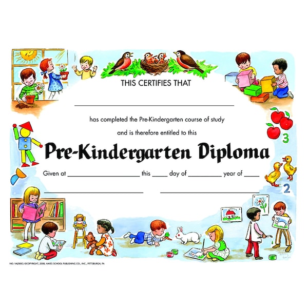 Pre-Kindergarten Diploma, PK180